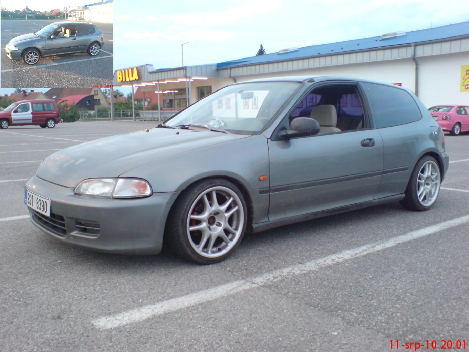 Civic před  a  Civic teď