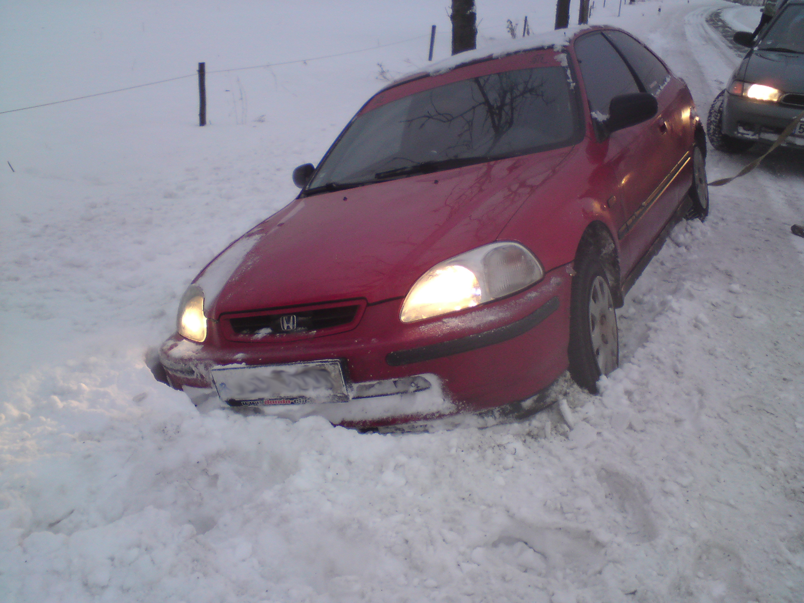 Dnešní cesta z Křivoklátu 1/2