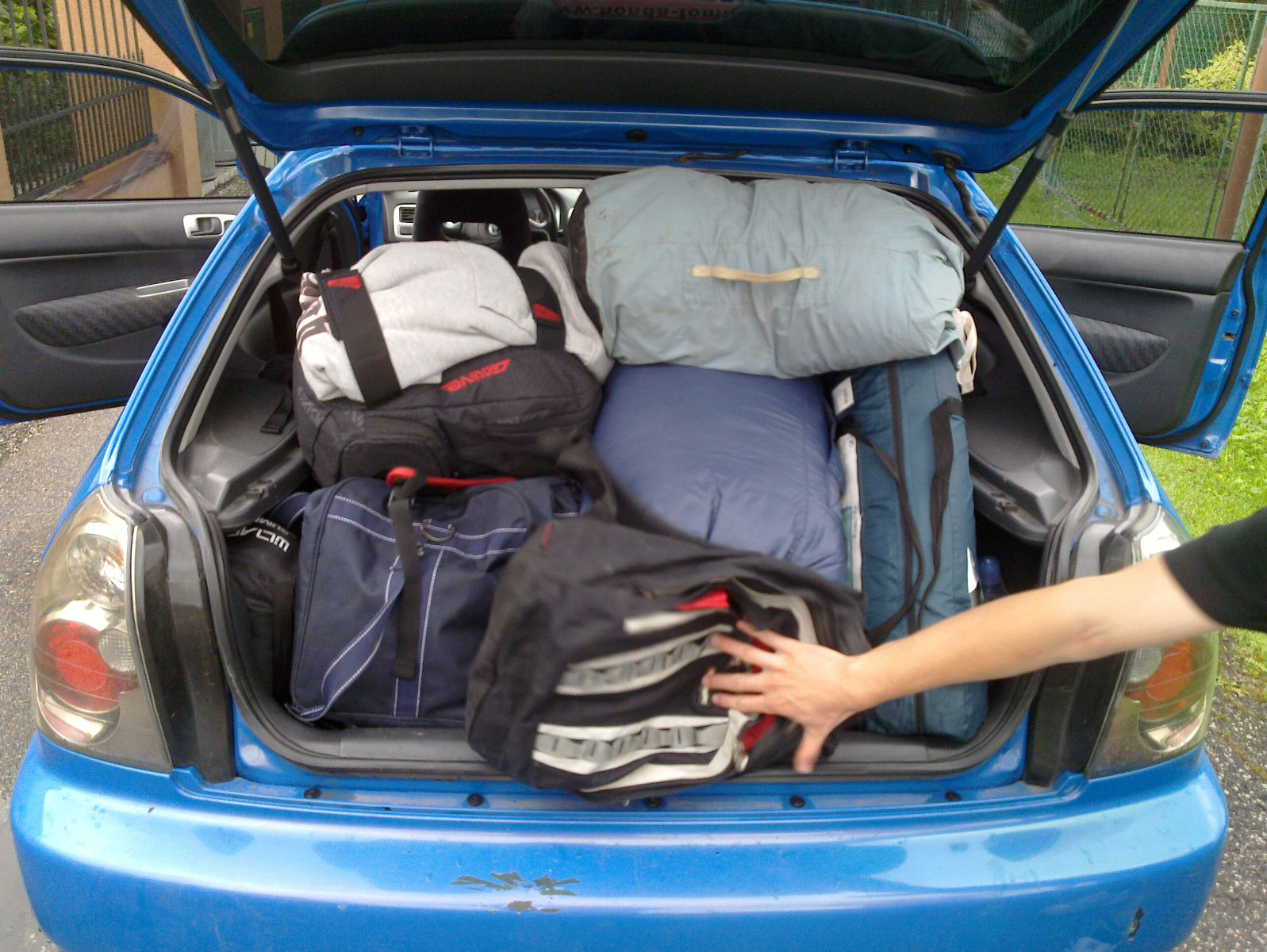 před jízdou po evropě