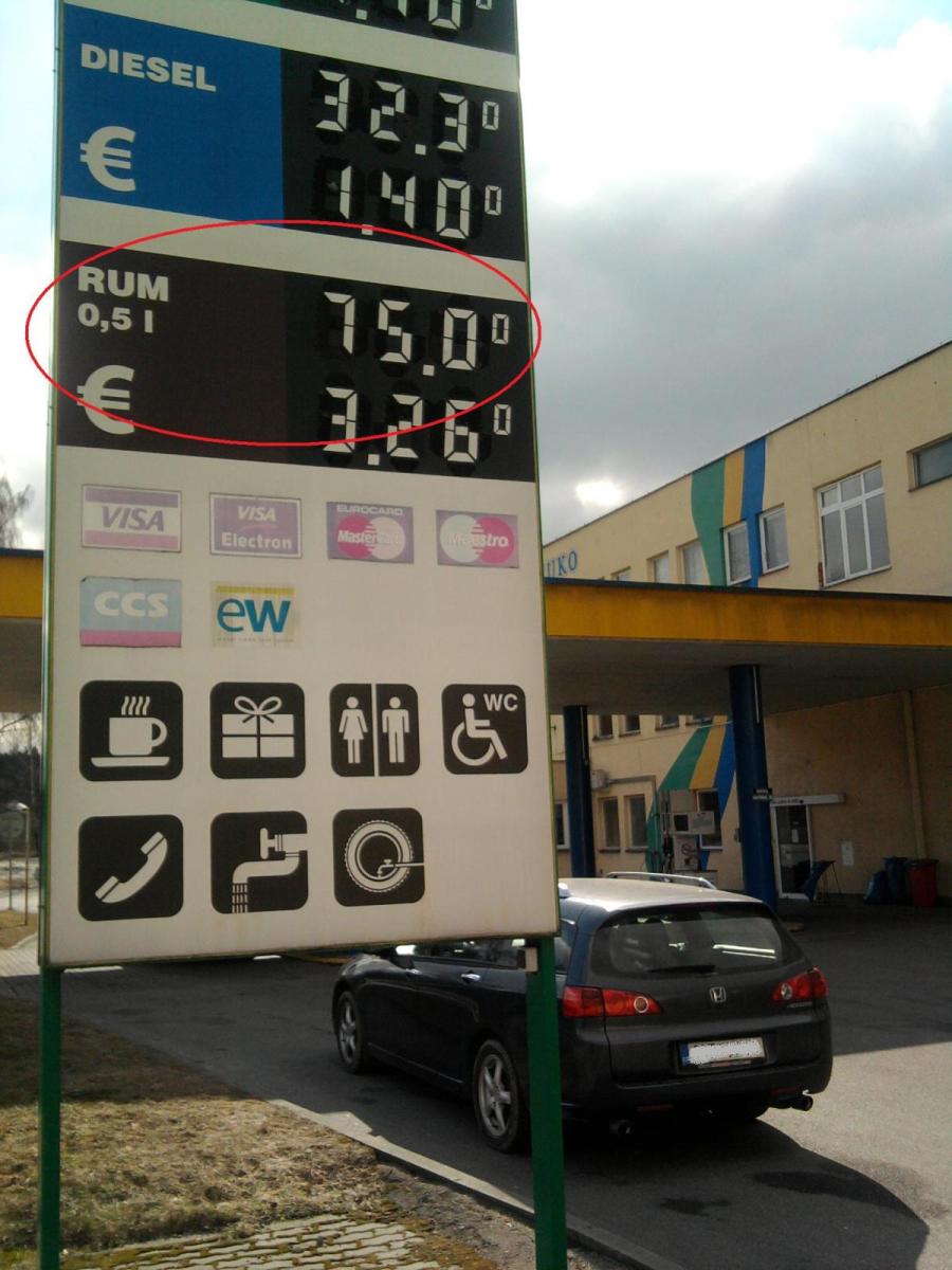 Dnešní tankování. :-)