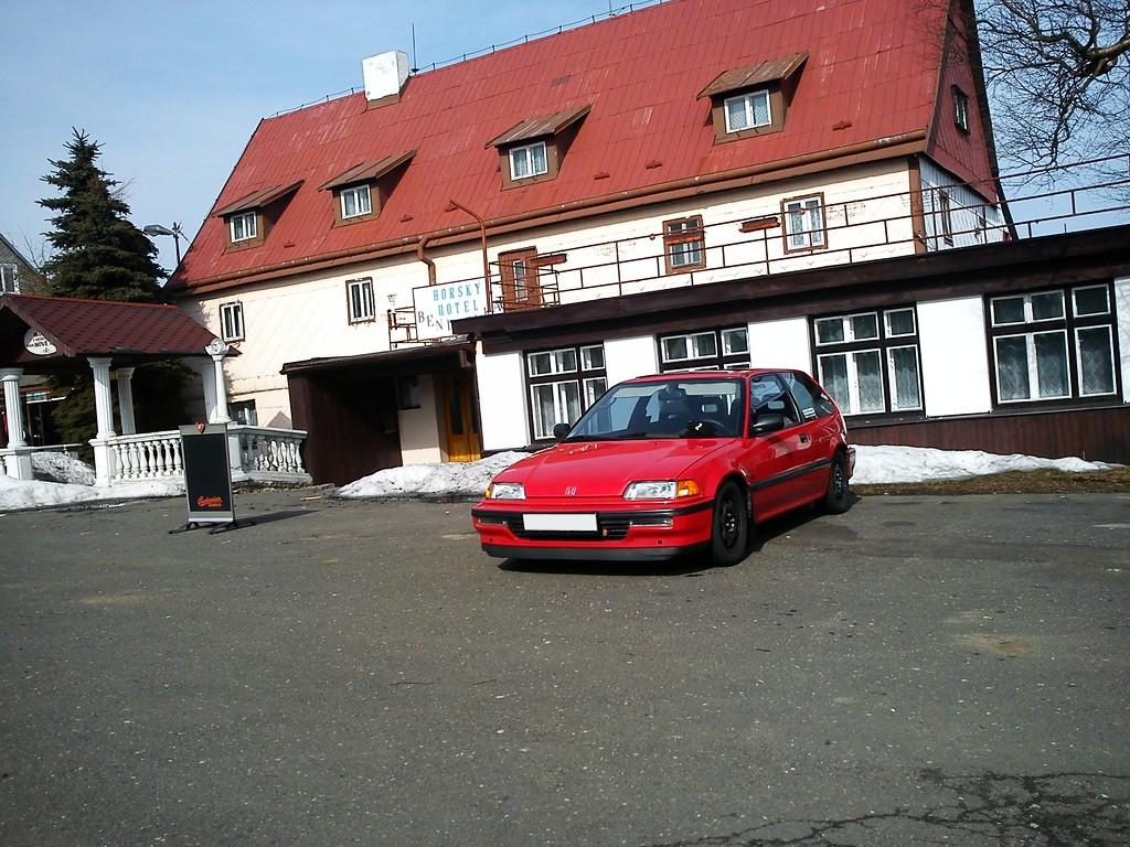 Letosni prvni projizdka do vrchu...