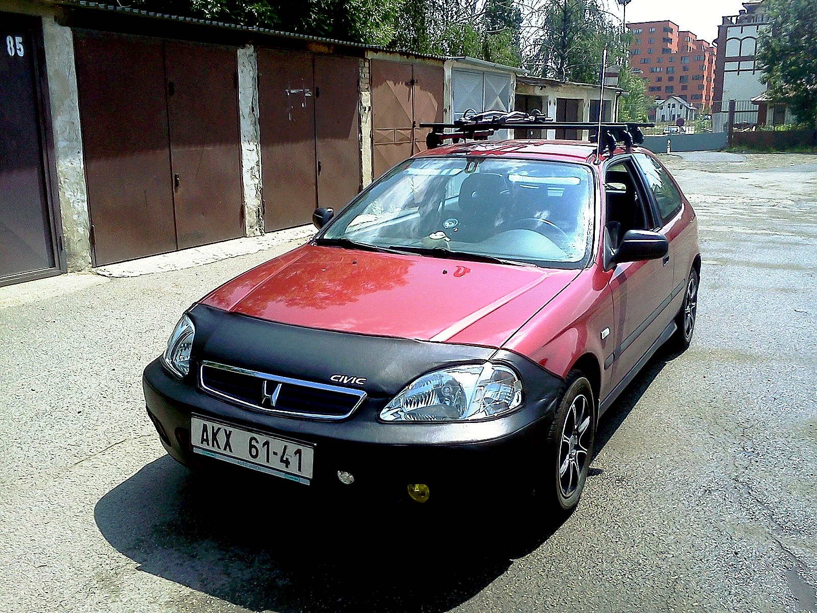 Honda dnes dostala první originální příslušenství...