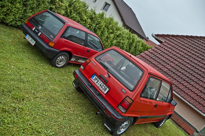 parkování na veteránském srazu