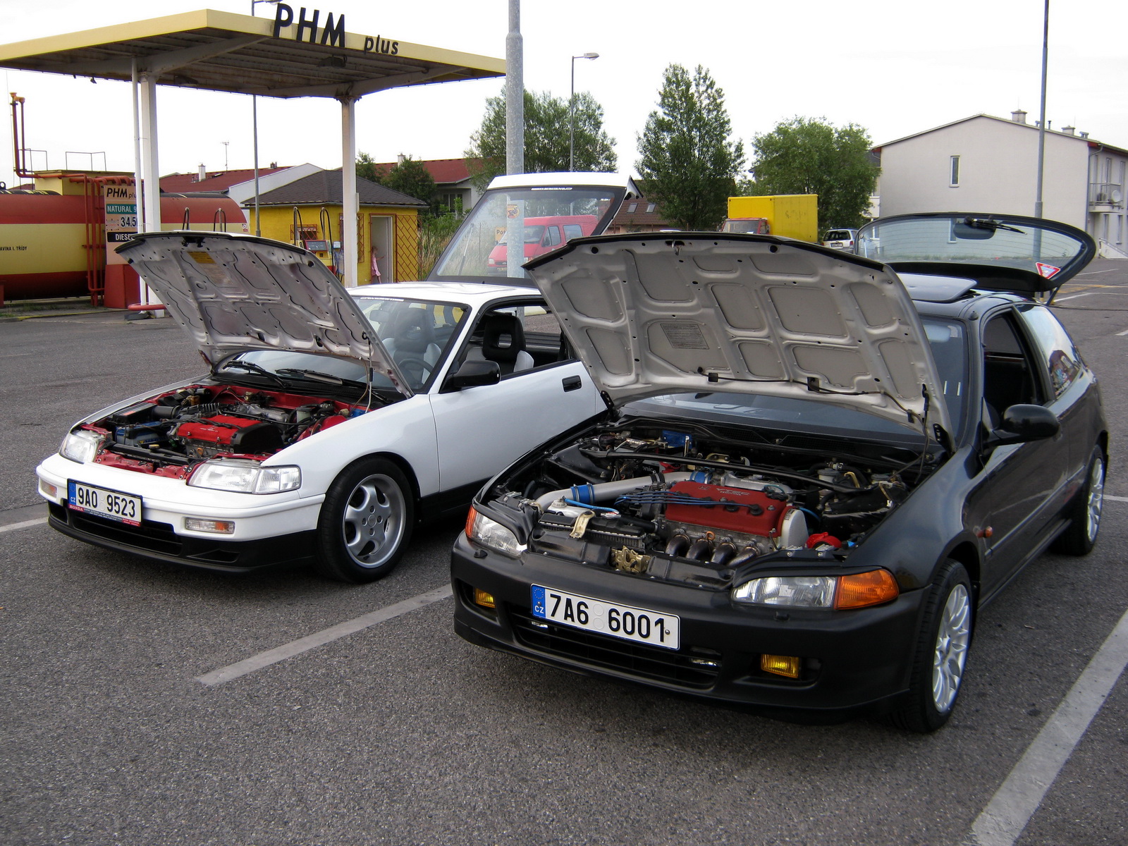 HONDy včera ve Vestci ...