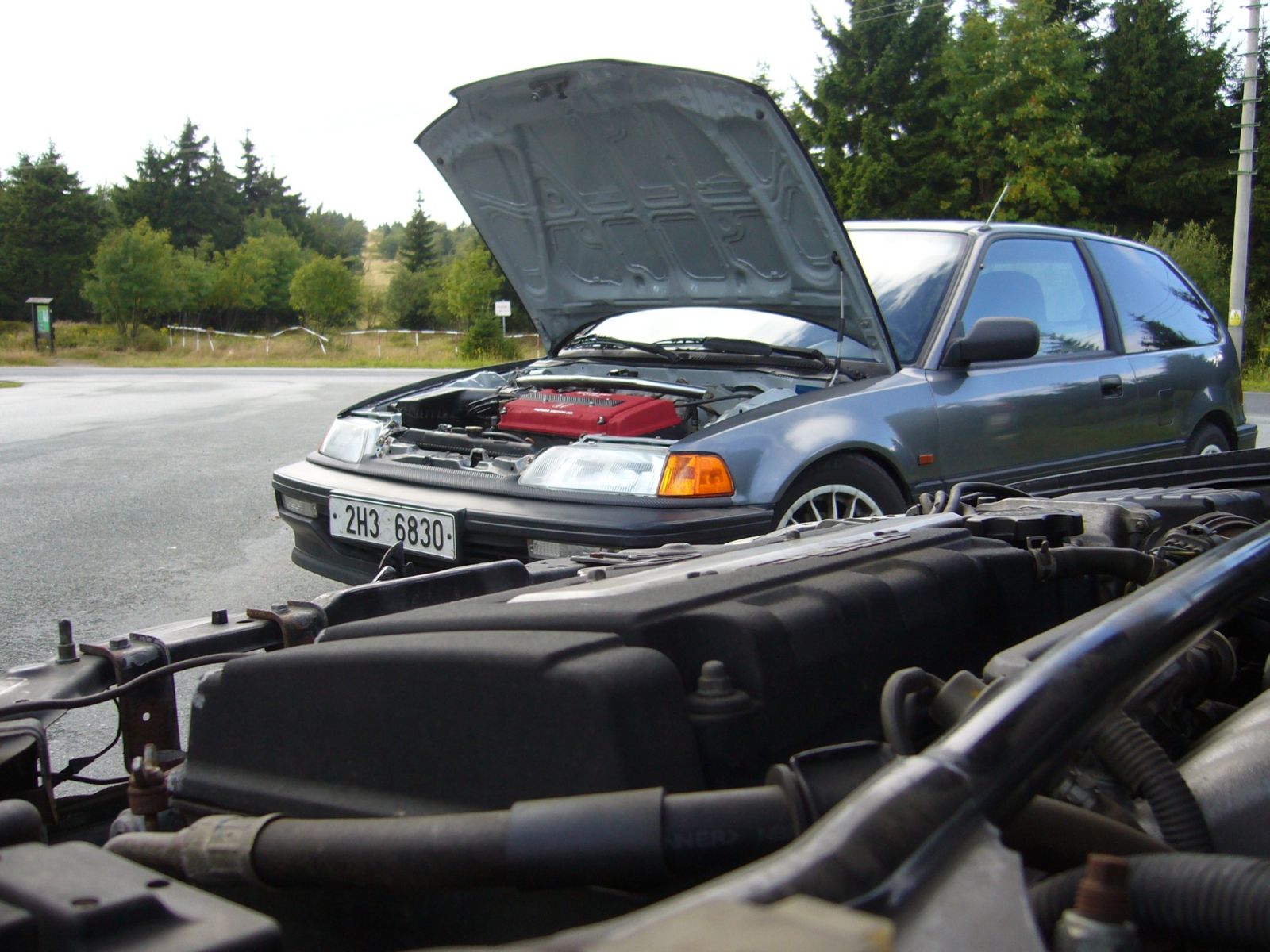 Včerejší projížďka po horách