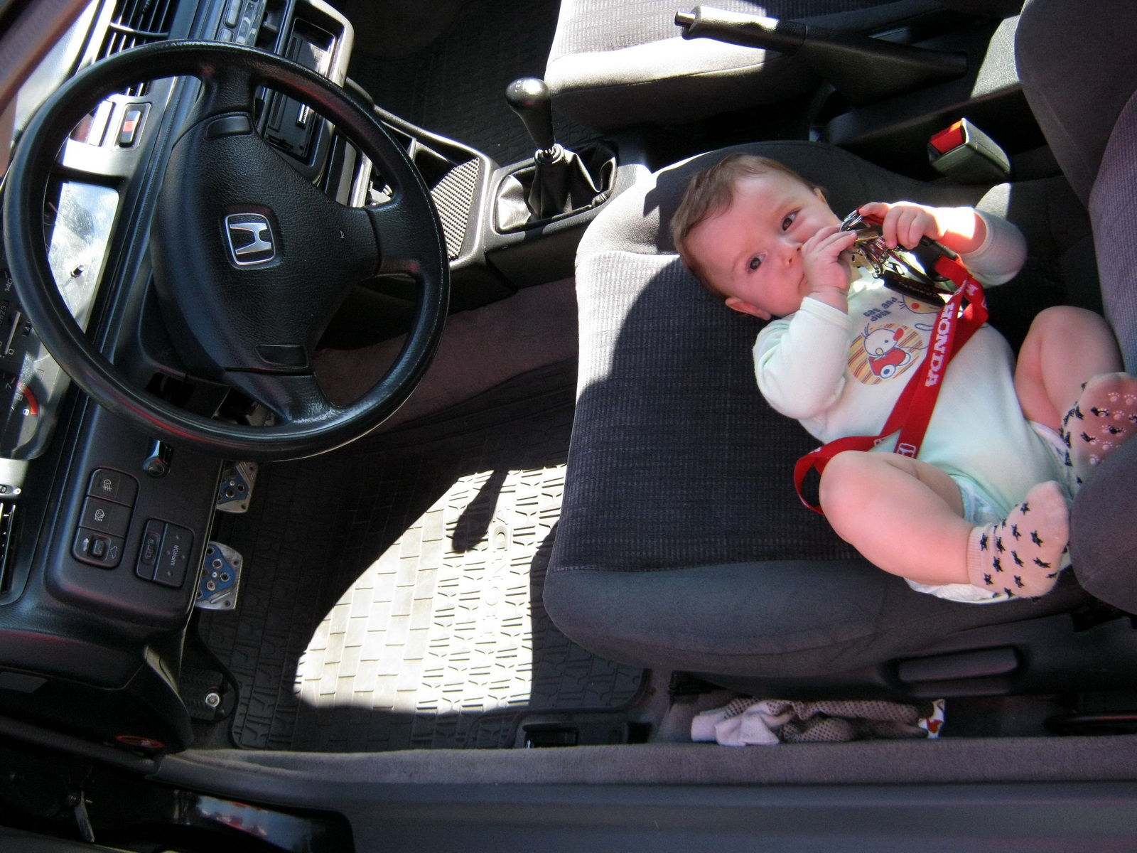 Hondy včera 2.: Tomáš po přebalení ...