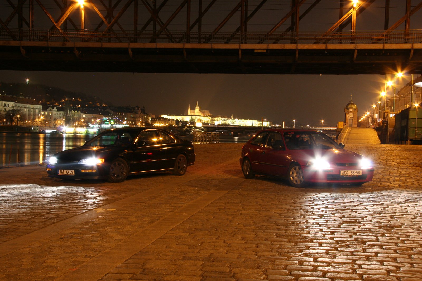 Večerní řádění s Johnym po Praze :)