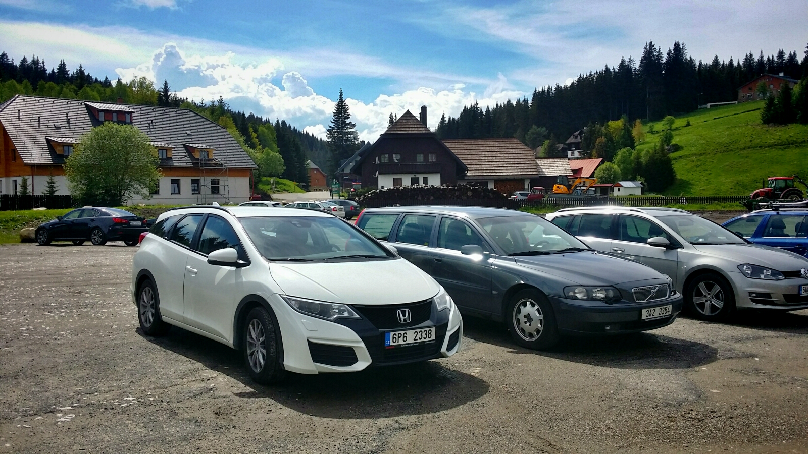 Honda dnes na Modravě...