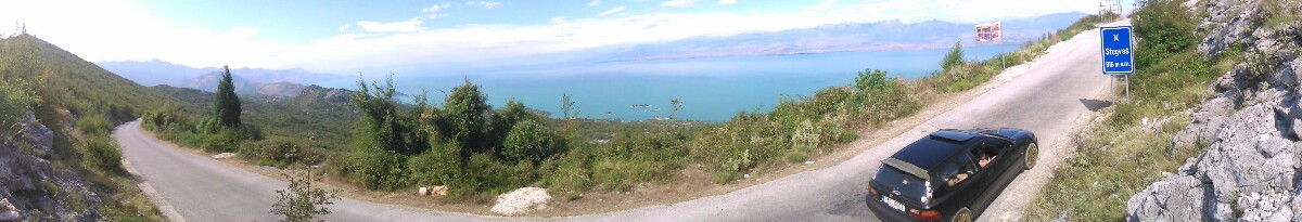 Honda na pár desítek metrů od Albánských hranic ...