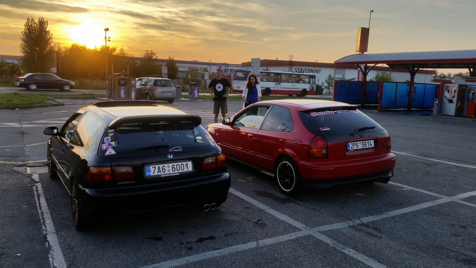 Hondy dnes ve Vestci po výletění ve Středočeském kraji ...