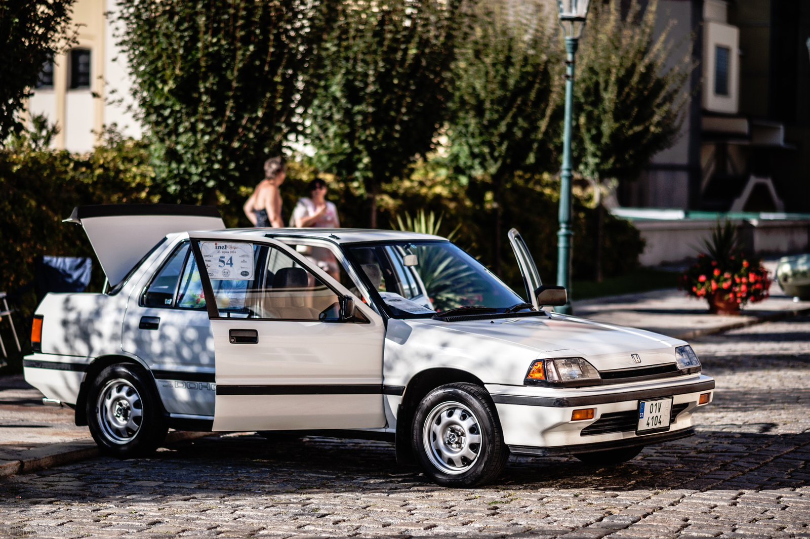 Po horkém letním dni na výstavě je třeba před cestou pořádně vyvětrat ...