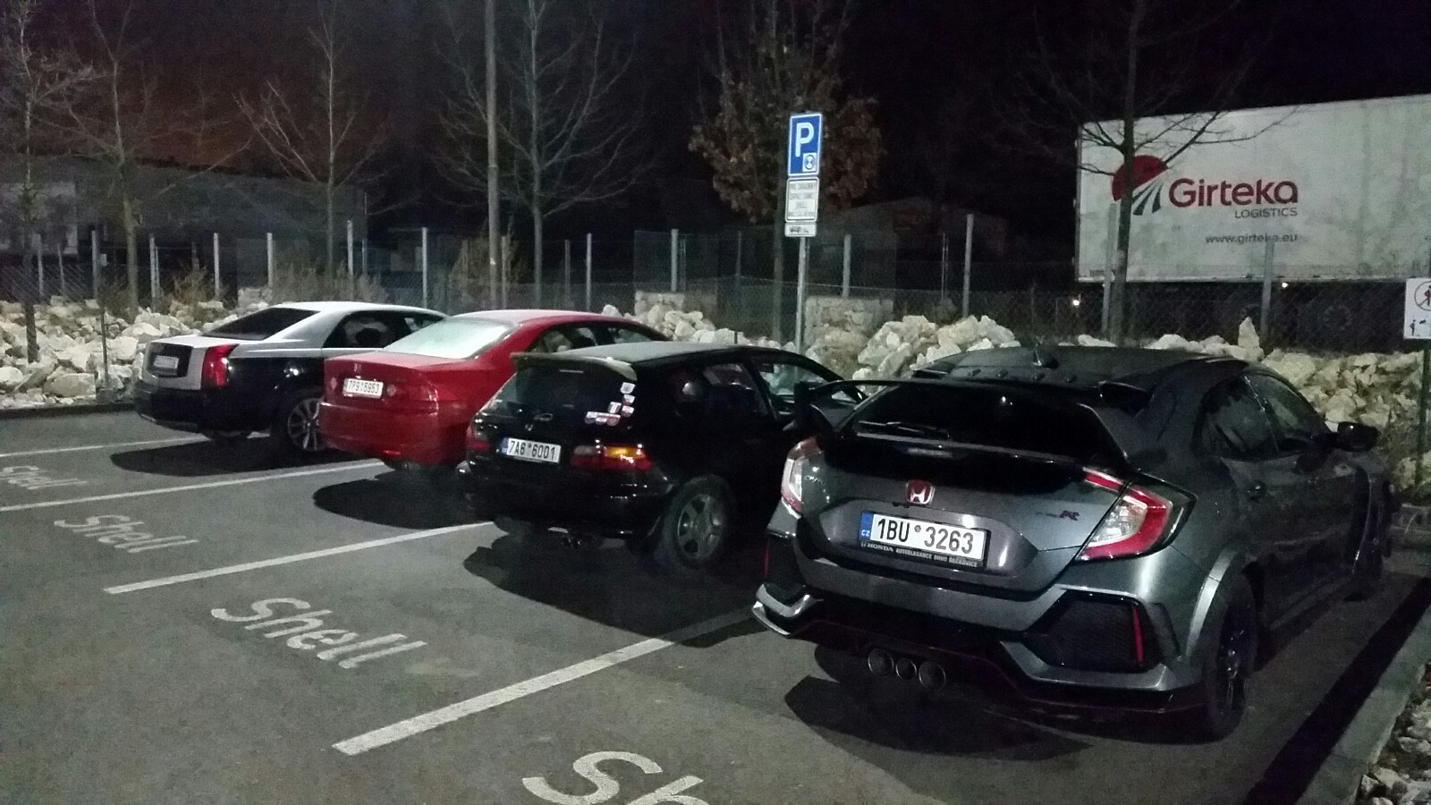 Hondy včera v Mikulově ...