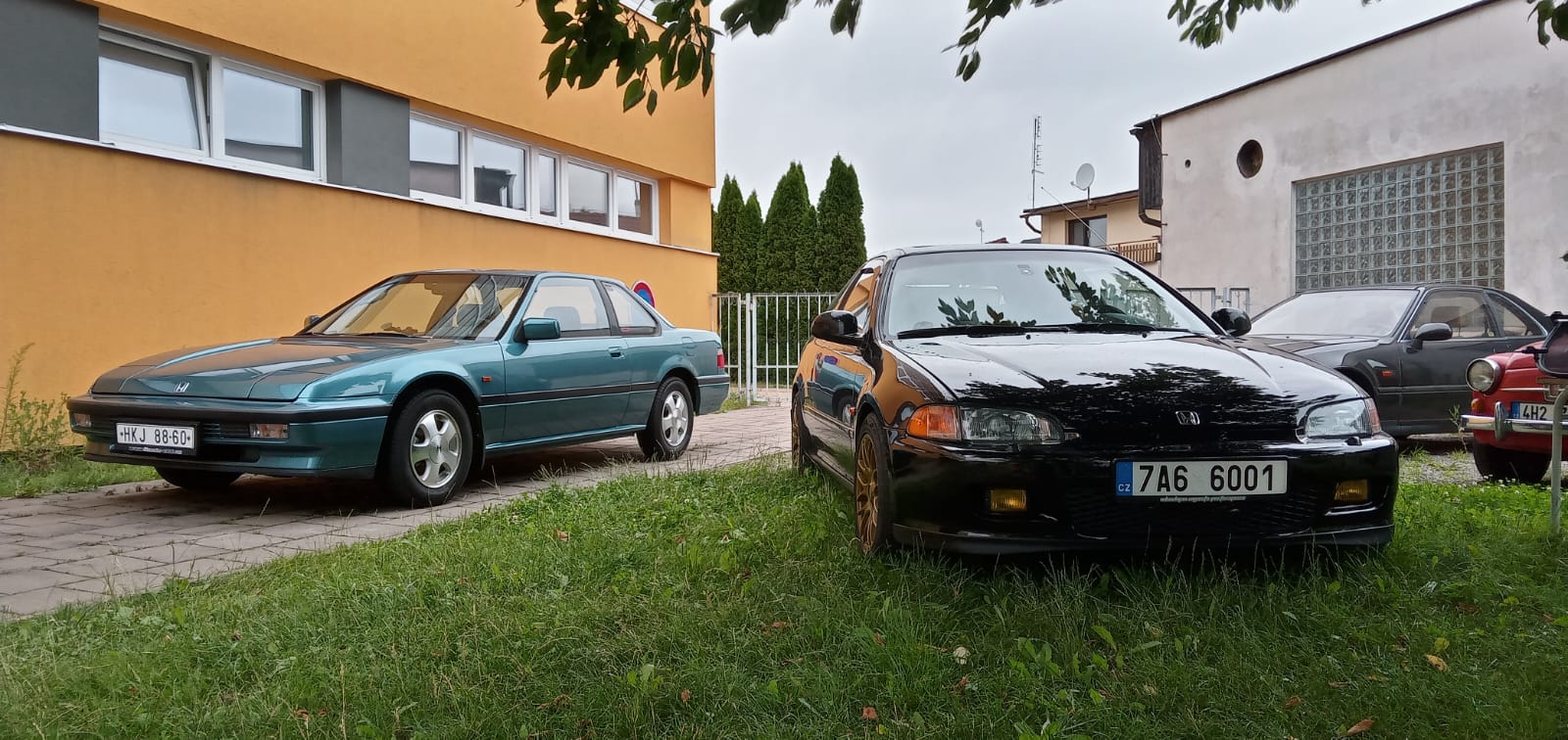 Hondy minulý týden v HK ...