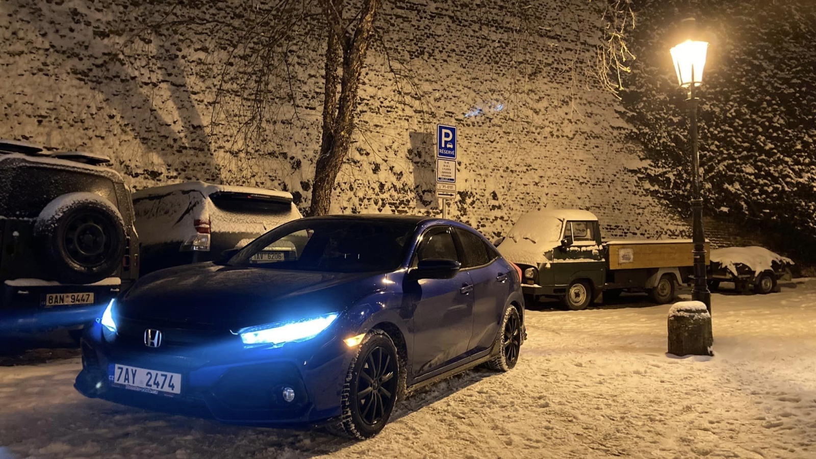 Sněhová kalamita v Praze...