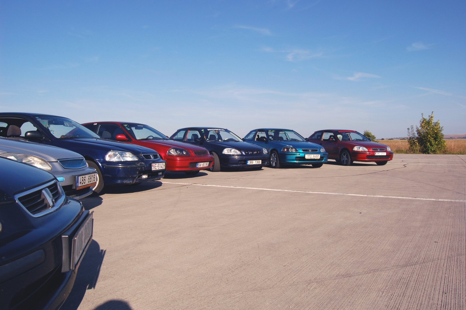 2.Honda sraz Vyškov 16.9.2007
