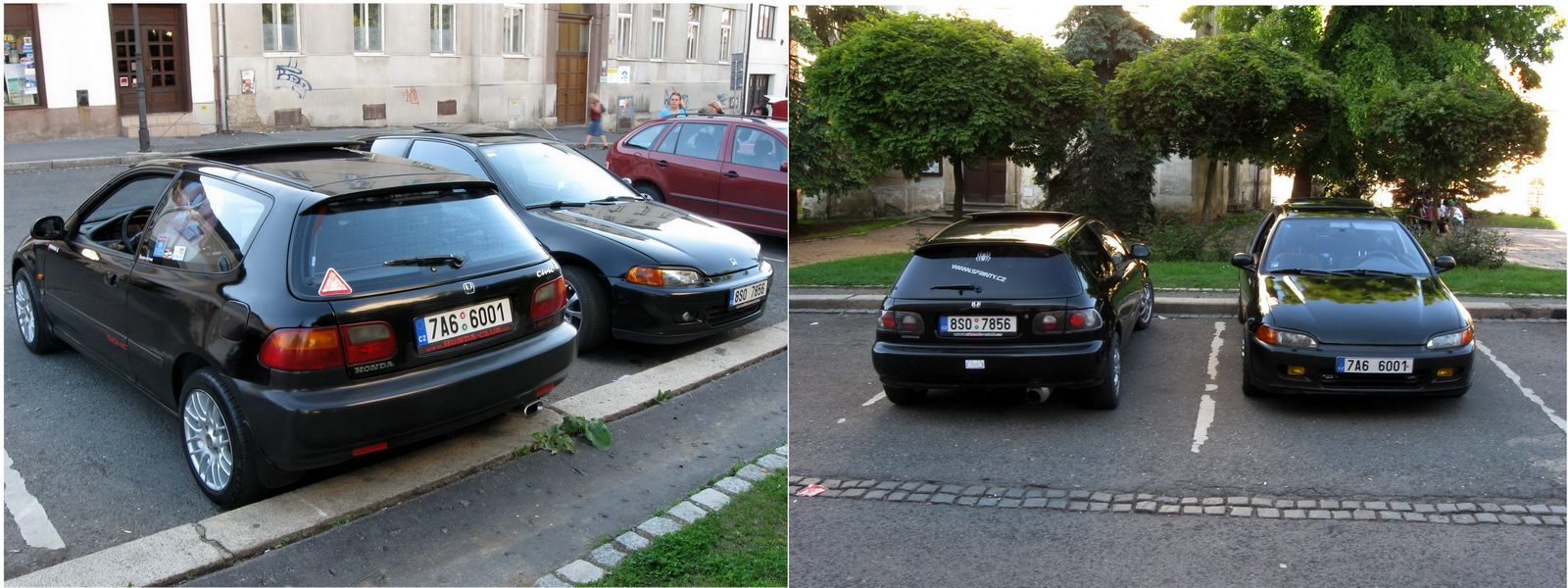 Honda dnes ... EG5tka a EG6tka v Hořovicích ...